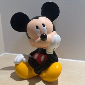 Vintage Mickey Mouse Piggy Bank Disney